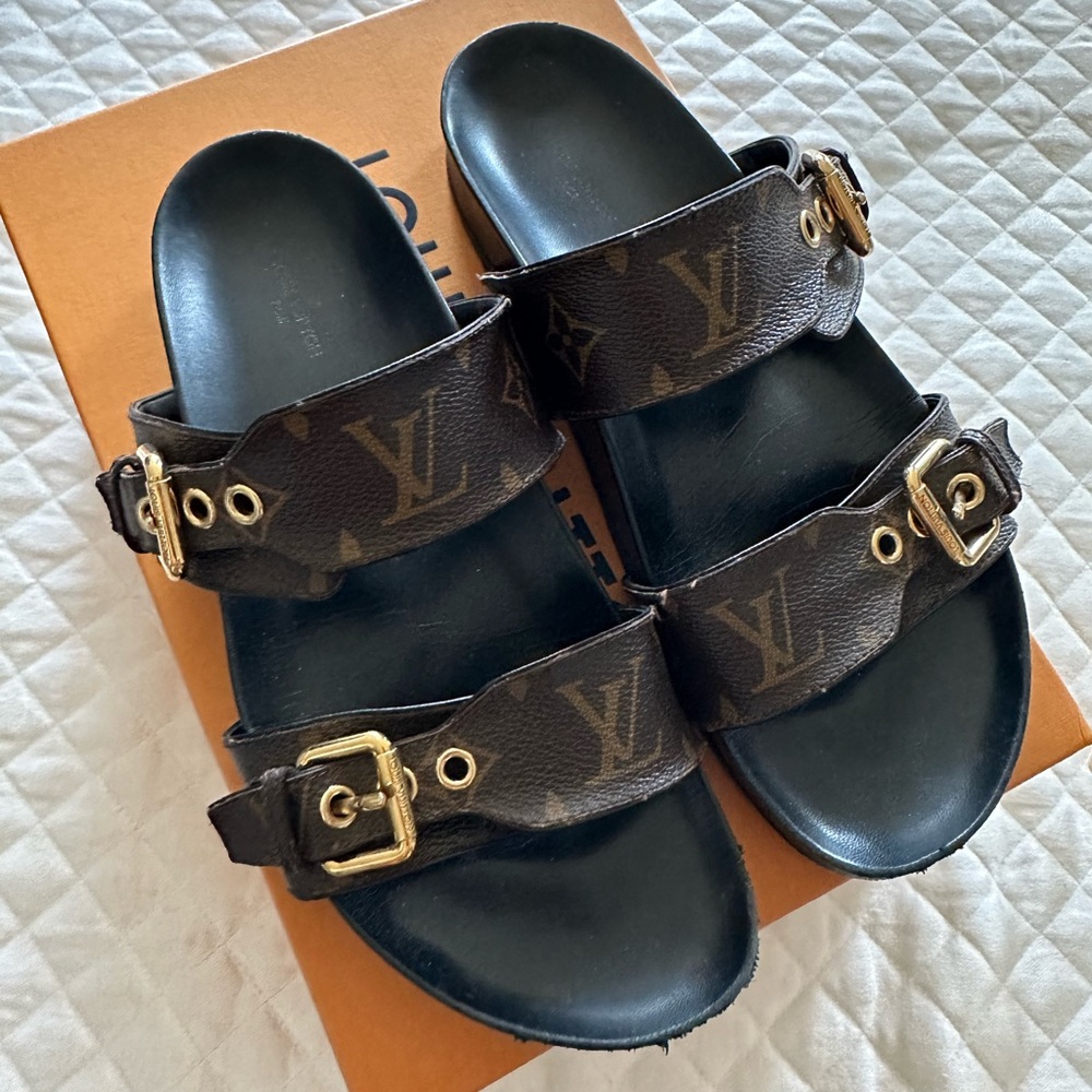 Louis Vuitton Bom Dia Mule Slides size 39